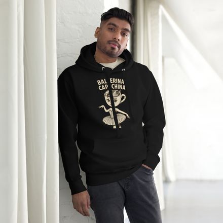 Sudadera Premium Ballerina Capuchina - Hombre