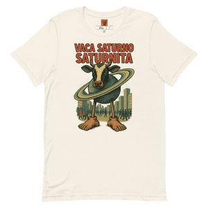 Camiseta Suave Vaca Saturno Saturnita – Unisex