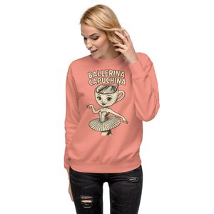 Sudadera Premium Ballerina Capuchina - Mujer