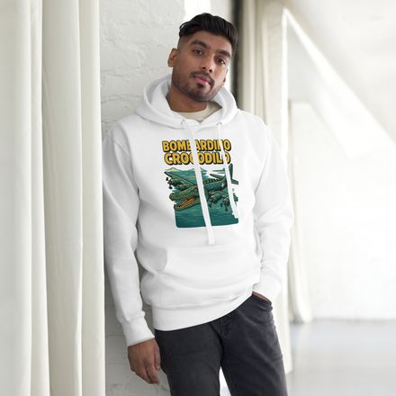 Sudadera Premium Bombardino Crocodilo - Hombre