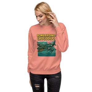 Sudadera Premium Bombardino Crocodilo - Mujer