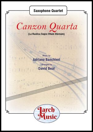 Canzon Quarta - Saxophone Quartet - LM358