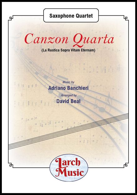 Canzon Quarta - Saxophone Quartet - LM358