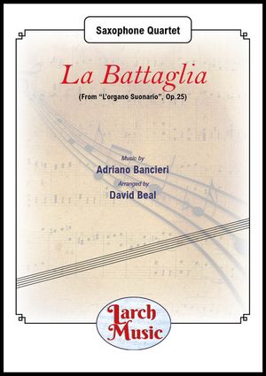La Battaglia - Saxophone Quartet - LM359