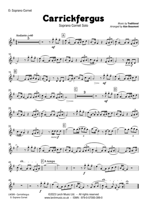 Carrickfergus - Soprano Cornet Solo with Brass Band - Solo Part - LM399