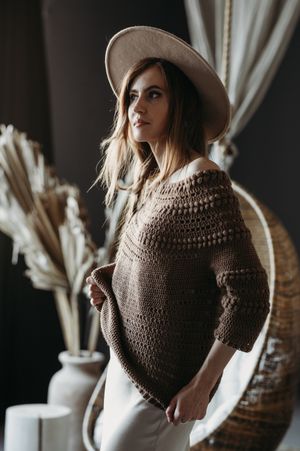 Zeme Sweater - crochet pattern PDF