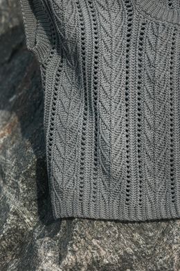 Pelēks Top - crochet pattern PDF