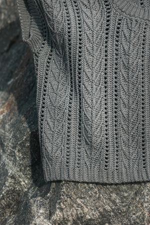 Pelēks Top - crochet pattern PDF