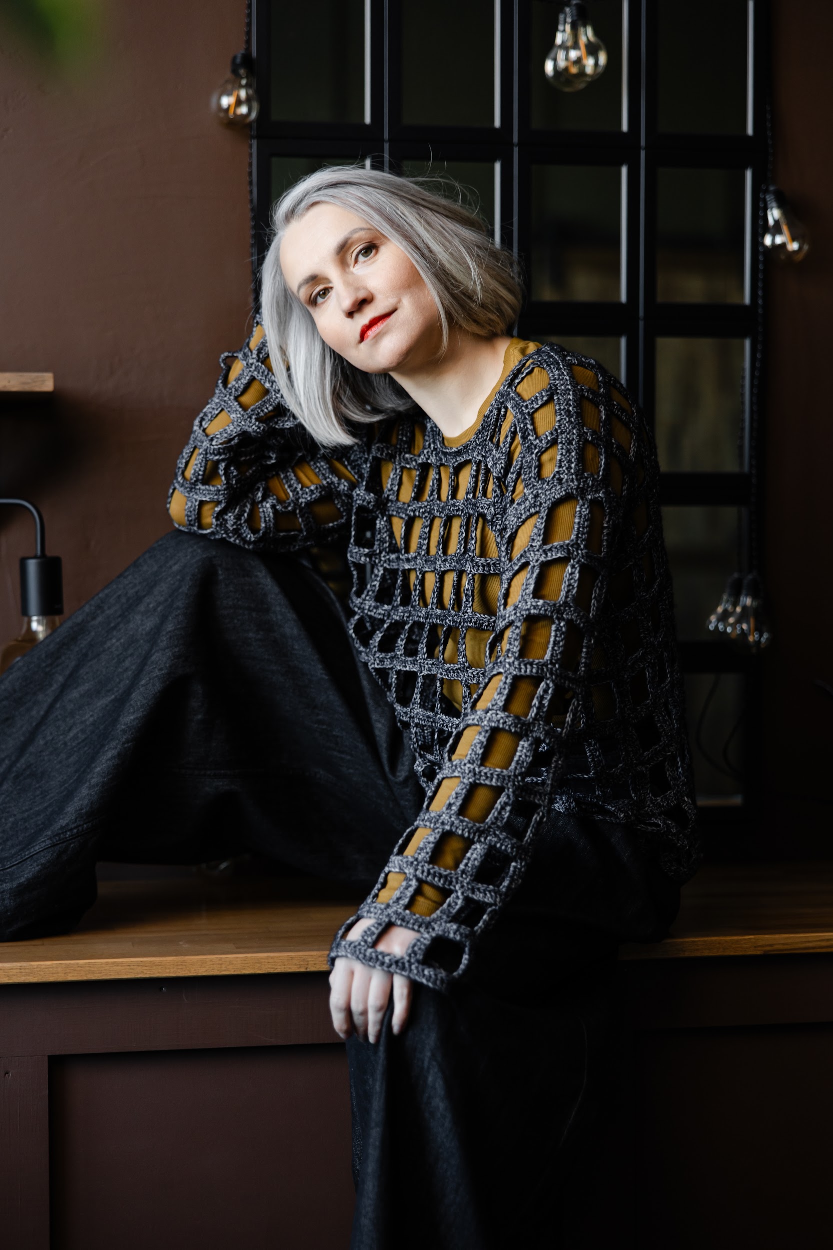 Tīkls Sweater - crochet pattern PDF