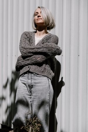 Varpa Cardigan - crochet pattern PDF