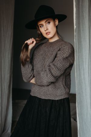 Liedags Sweater - crochet pattern PDF