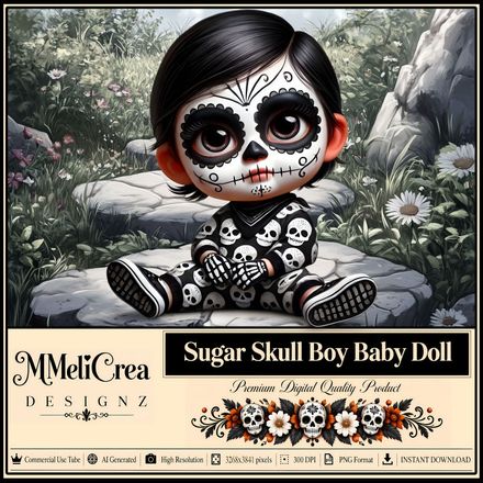 MMD - AI - CU Sugar Skull Boy Baby Doll