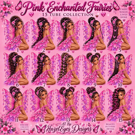 HD-Pink  Enchanted Fairies 