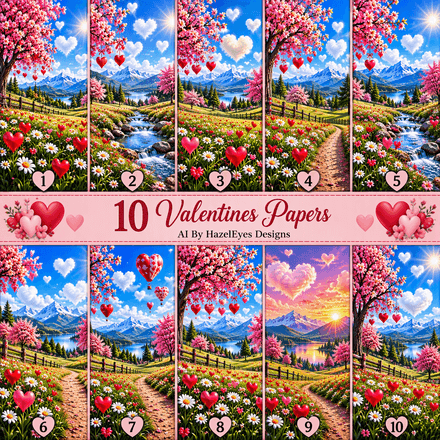 HD_5 Different Holiday Paper Packs 