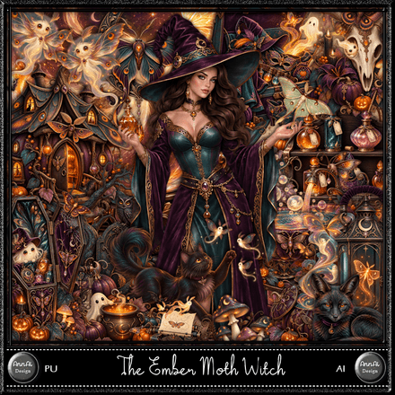 The Ember Moth Witch