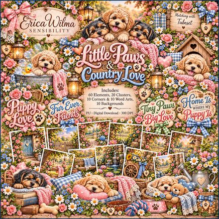 EW AI Little Paws and Country Love - Scrapset 2026