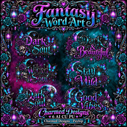 CD- Fantasy Word Art