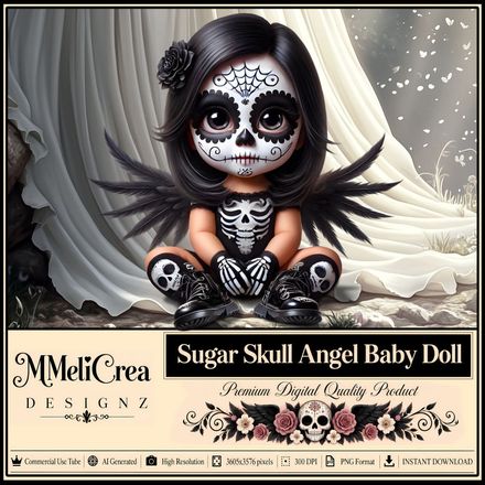 MMD - AI - CU Sugar Skull Angel Baby Doll