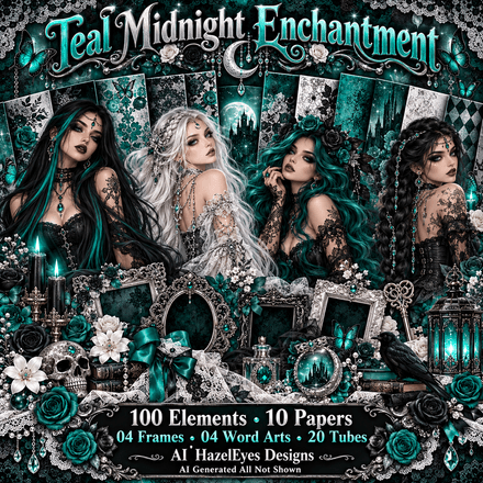 HD- Teal Midnight Enchantment 