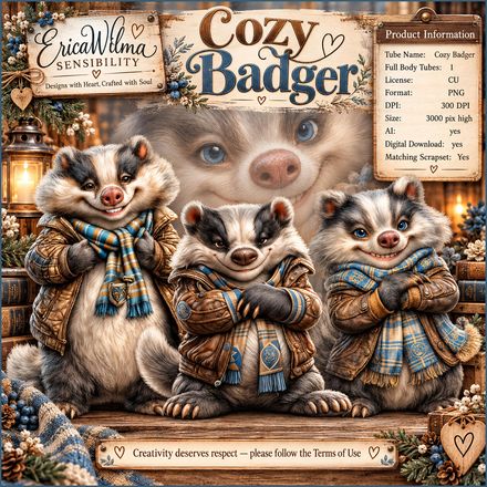 EW AI Cozy Badger - tubeset 2026