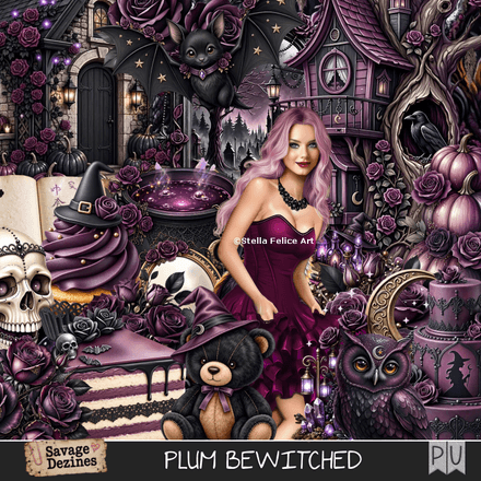 SD - Plum Bewitched Kit Match ©Stella Felice Art
