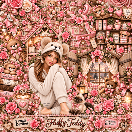 SD - Fluffy Teddy Kit Match
