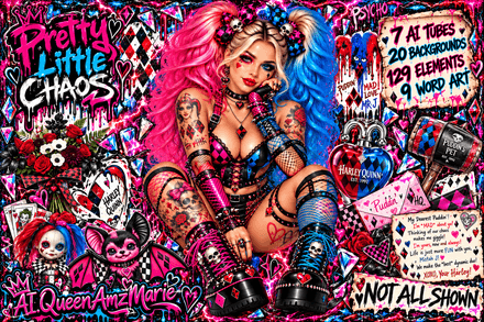 QAM_Pretty _Little_Chaos_Harley_Quinn_Inspired