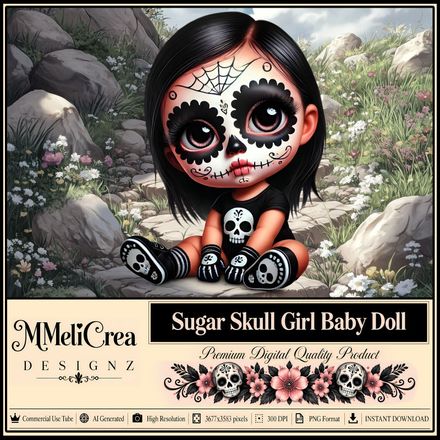 MMD - AI - CU Sugar Skull Girl Baby Doll