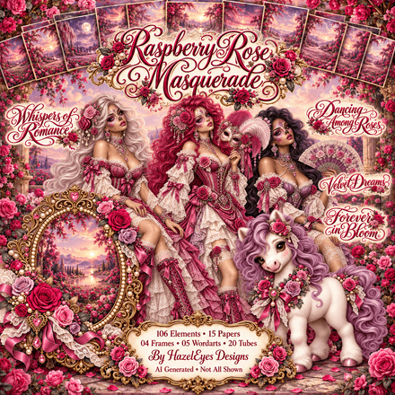HD-Raspberry Rose Masquerade