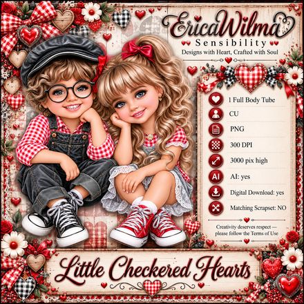 EW AI Tube - Little Checkered Heart 2026