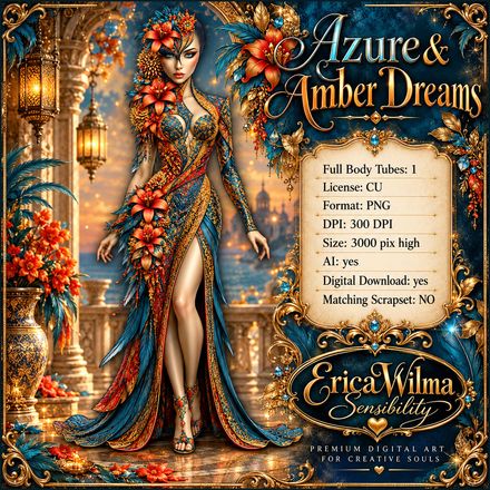 EW AI Tube - Azure and Amber Dreams