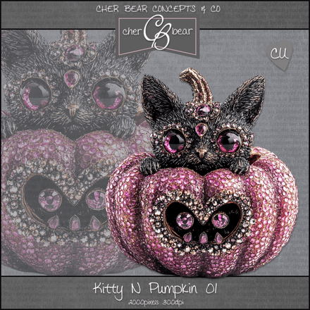 CB - Kitty N Pumpkin 01