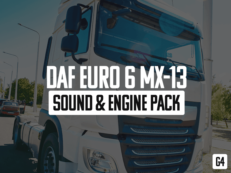 その他 Kit-daf DAF Euro 6 MX-13 Sound & Engine Pack