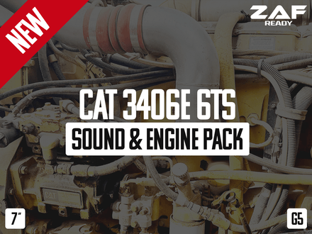 CAT 3406E 6TS Sound &amp; Engine Pack