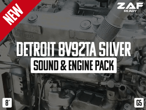 Detroit 8V92TA Silver Sound &amp; Engine Pack