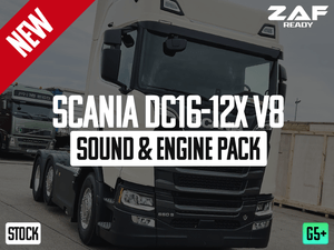 Scania DC16-12X V8 Sound &amp; Engine Pack