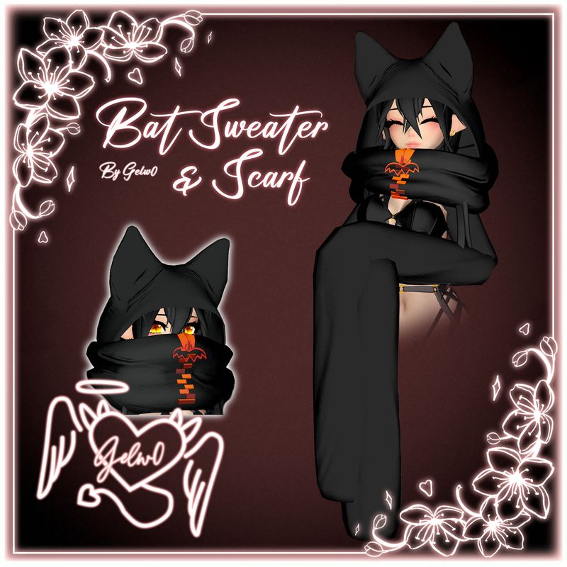 Bat Sweater &amp; Scarf