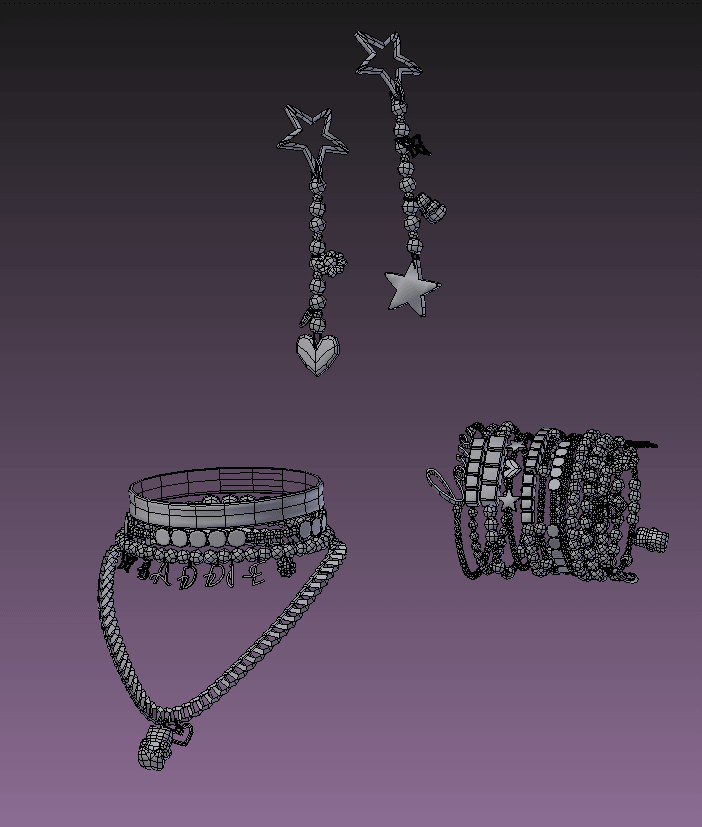 ❝ Jelly Accessories ❞ Customizable [ VRBase ]