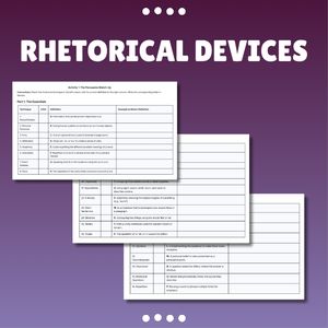 Persuasive Devices Worksheet