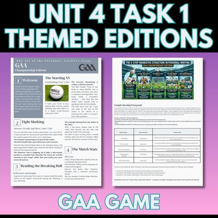 Unit 4 Task 1 Themed Editions
