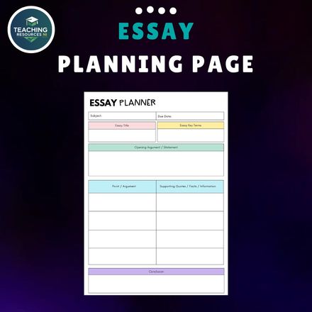 Essay Planning Page