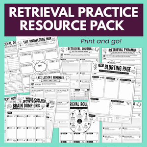 Retrieval Practice Resource Pack 
