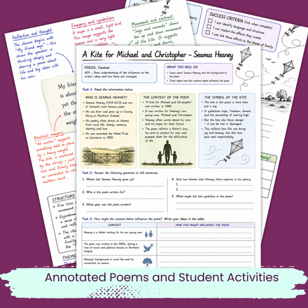 Thematic Study of Poetry: Family/Parenthood