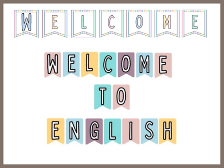 Welcome to English Banners - choice of two.