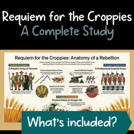 Complete Study Guide for Requiem for the Croppies by Seamus Heaney