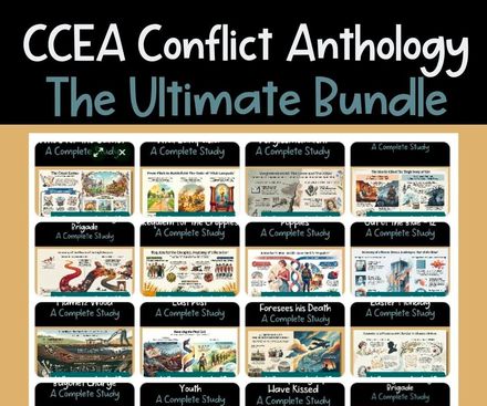 CCEA GCSE Poetry - Conflict - COMPLETE BUNDLE - 78 Documents
