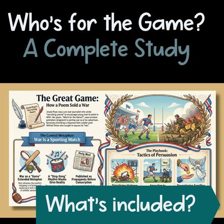 CCEA GCSE Poetry - Conflict - COMPLETE BUNDLE - 78 Documents