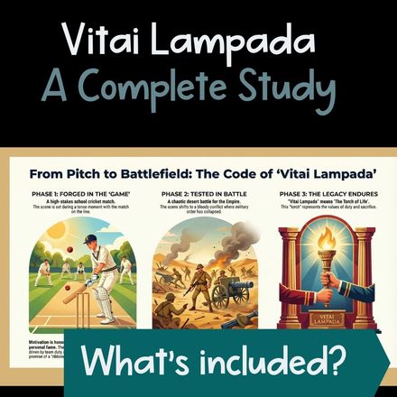 Complete Study Guide for Vitai Lampada by Sir Henry Newbolt