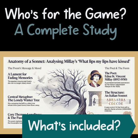 Complete Study Guide for 'What Lips my Lips...' by Edna St. Vincent Millay