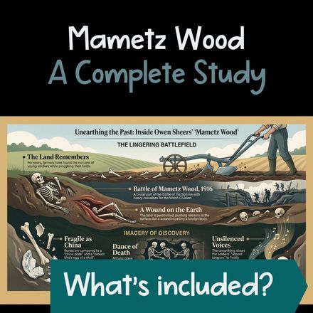 Complete Study Guide for Mametz Wood by Owen Sheers